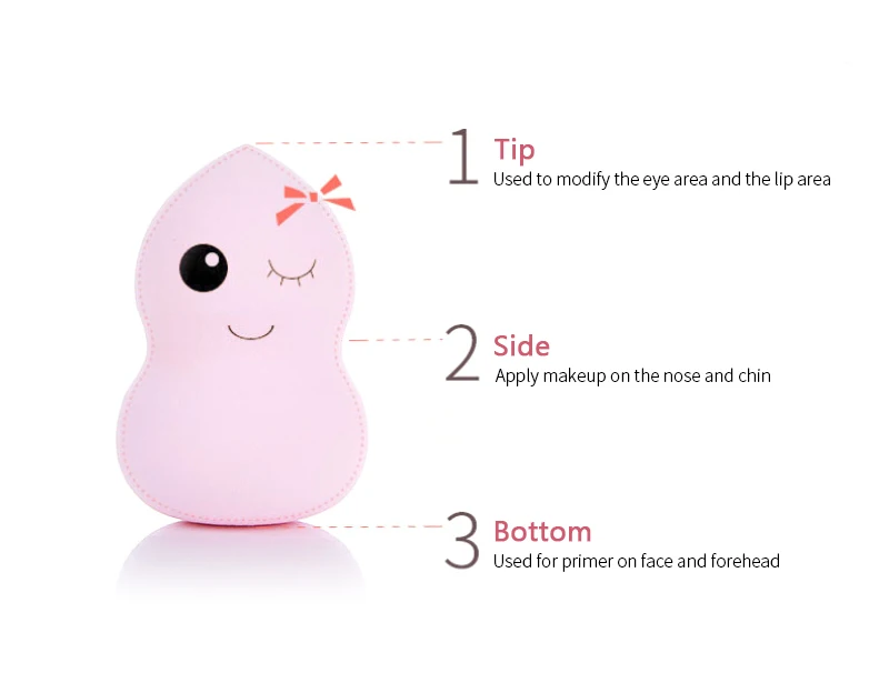 Спонж для макияжа 1 шт. спонжи пудры основы лица крема косметические спонж