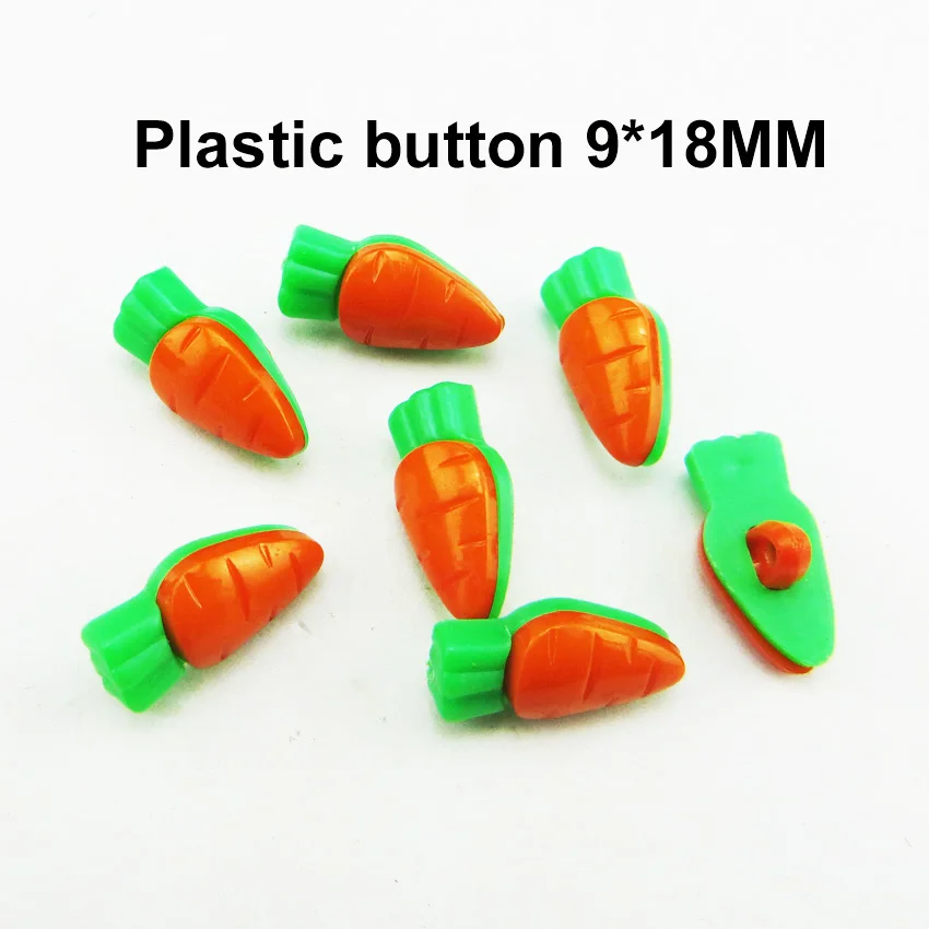 50 шт. Цвета окрашенная пластиковые морковь кнопки пальто сапоги Швейные одежда