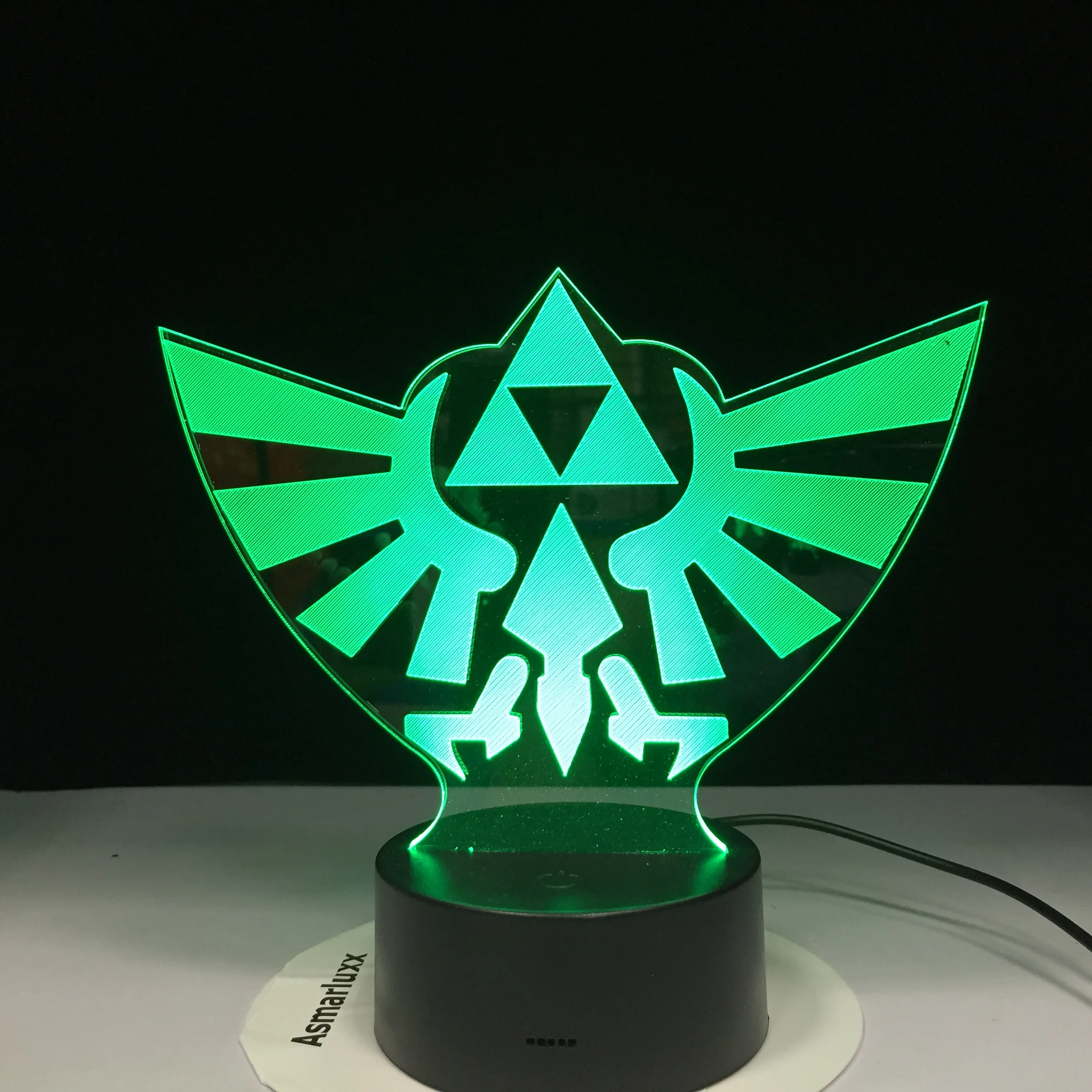 Горячее предложение! 3D акриловый светильник Zelda, 7 цветов, светодиодный ночник Zelda Game Boy, светильник для сна, lampara Playstation, лампа 1580