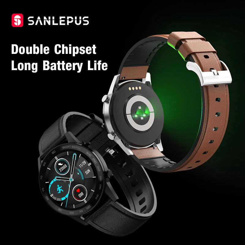 2021 SANLEPUS звонки по Bluetooth Смарт часы для мужчин IP68 водонепроницаемые монитор