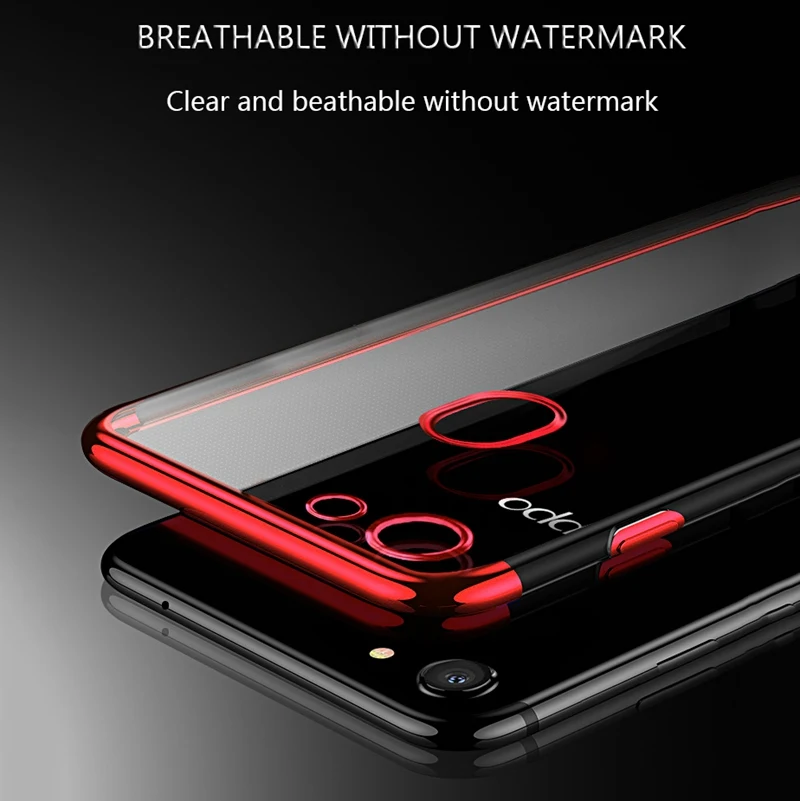Роскошный чехол UPaitou с покрытием для OPPO F11 F9 Pro F7 F5 Youth F1 Plus F1S мягкий прозрачный из