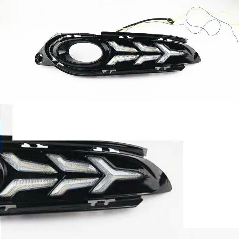 Car Daytime Running Lights DRL With Yellow Turn Signal For Ford Honda Vezel | Автомобили и мотоциклы