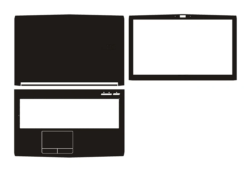 KH ноутбук наклейка кожи из углеродного волокна Обложка протектор для MSI PE60 2QE 15