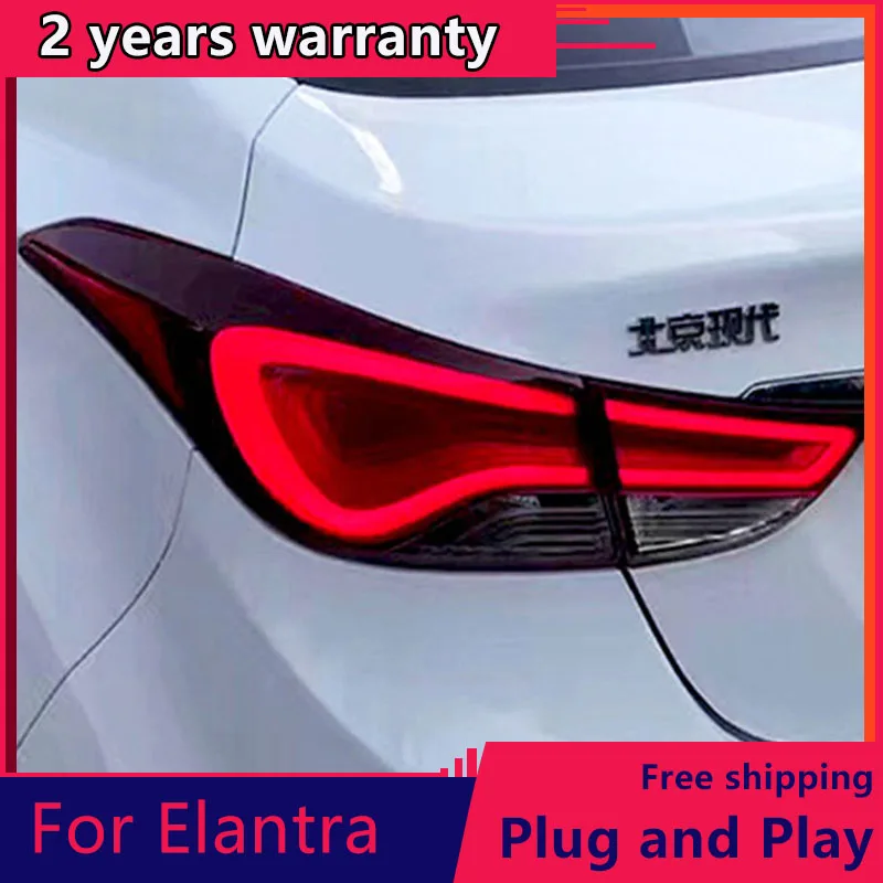 Автомобильные аксессуары для Hyundai Elantra хвост светильник 2010 2017 Tuscon светодиодный
