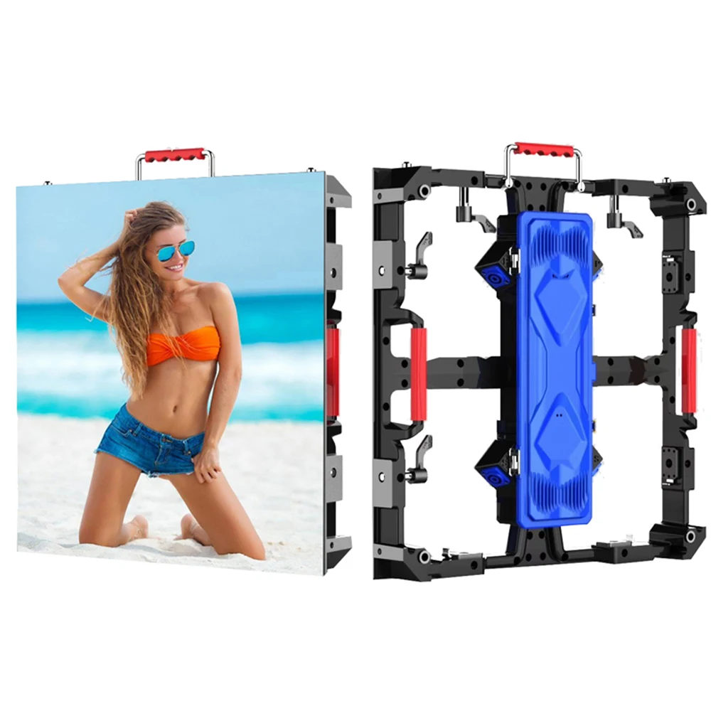 Goedkoop Outdoor P3.91 Verhuur Led Scherm 500X500Mm Gegoten Aluminium Kast Naadloze Grote Rgb Full Color Led Display