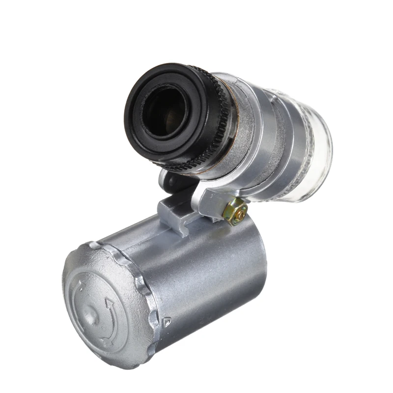 60x Лупа со светодиодный ными УФ-лампами ювелирные лупы инструмент аксессуары для