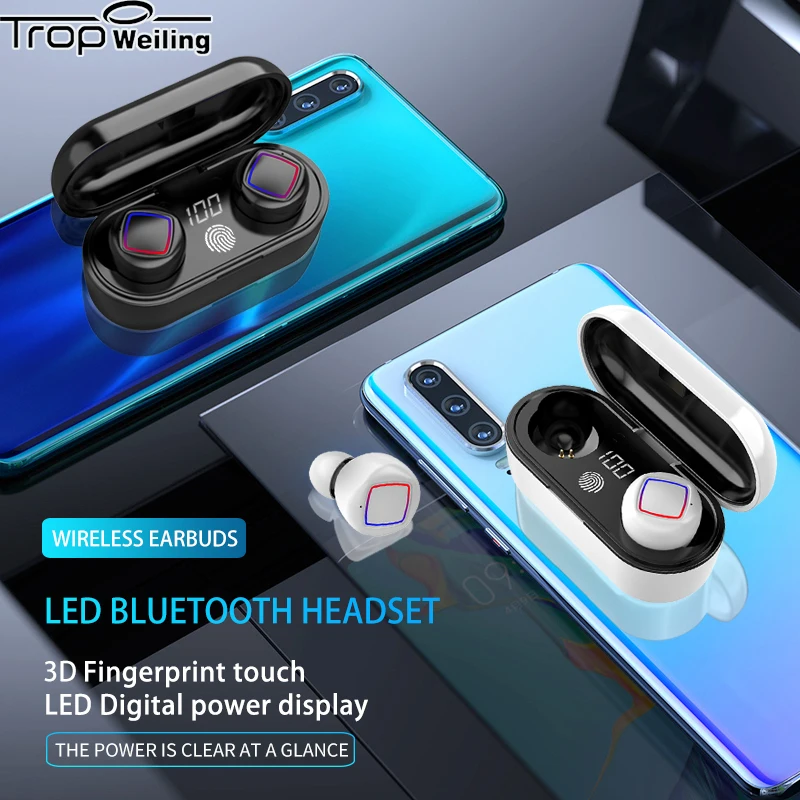 Спортивная гарнитура Tws Hi-Fi стереозвук Bluetooth наушники с активным шумоподавлением