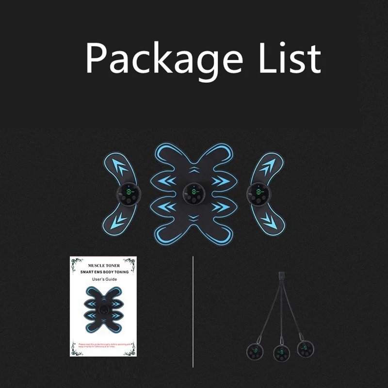 Стимулятор мышц живота тренажер электростимулятор для тренировки дома и