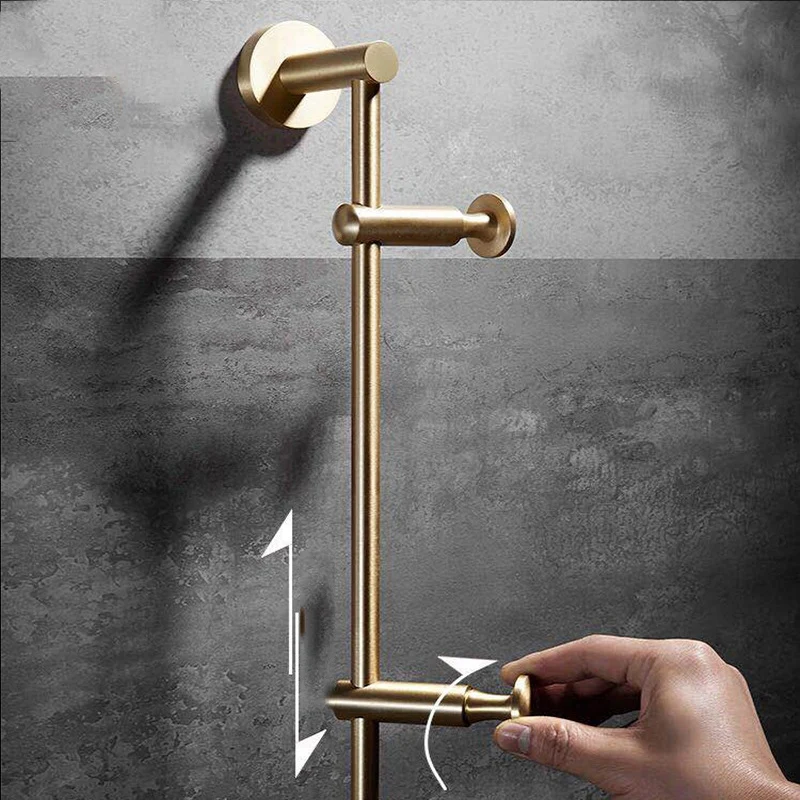 

Copper Cloth Hanger North European Wall Hook Bedroom Storage Cloth Holder