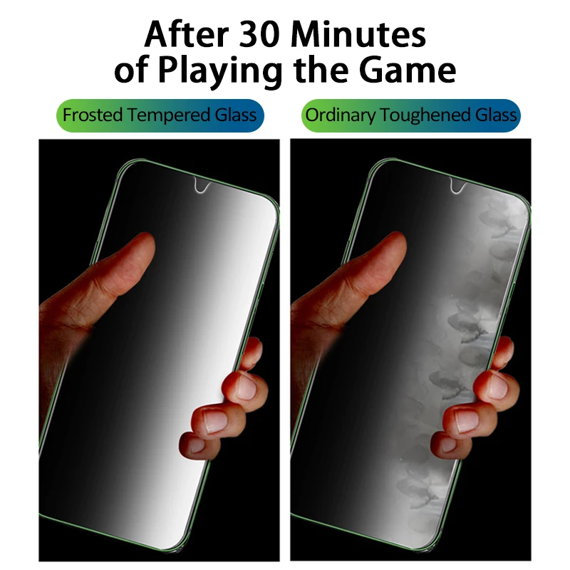 No fingerprint Matte Screen Protector for Samsung Galaxy S21 S20 A32 A51 A71 A72 A12 A40 A50 A21S M31 A31 A70 A80 Tempered Glass