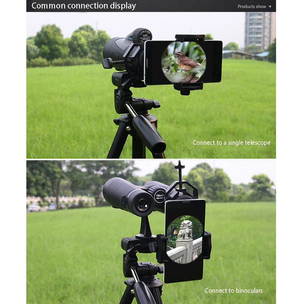 Универсальный монокулярный адаптер крепление для телескопа телефона окуляр