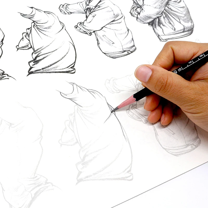 

2pcs/set Super Sketch Copy Book Basic Knowledge Series Character Sketch Line Drawing Tutorial Book