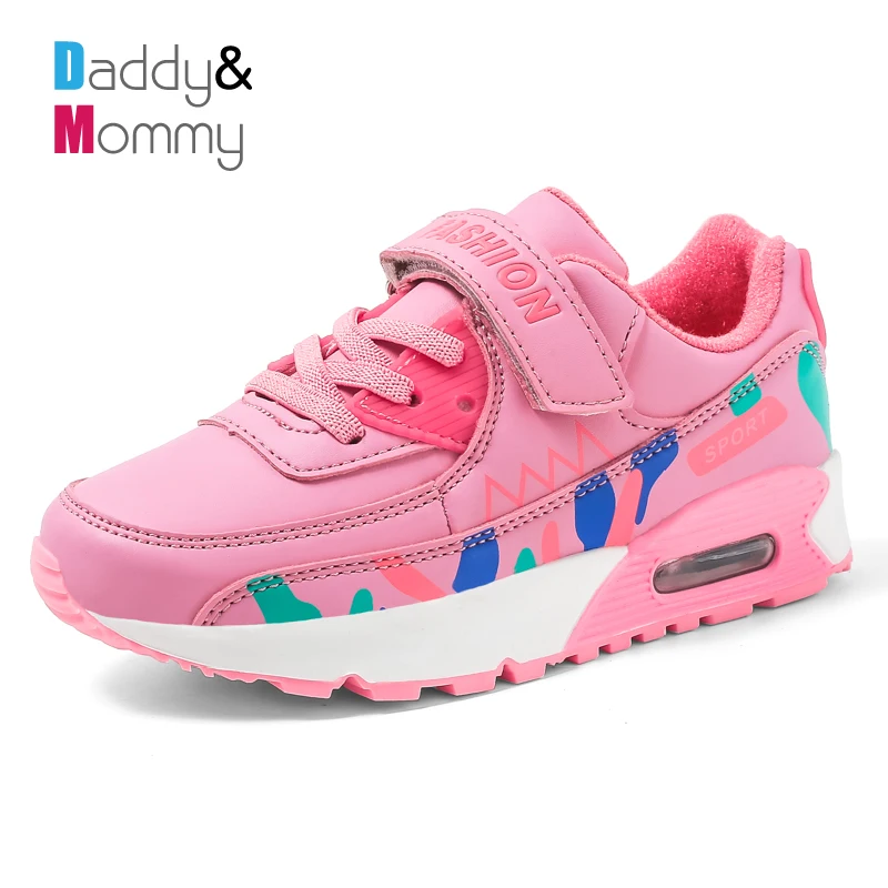 

Brand Designer Air Cushion Kids Shoes Baby Girls Shoes Leather Tennis Boys Sneakers School Outdoor Walking Children Sneakers New