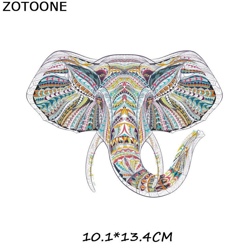 ZOTOONE Утюг на теплопередачи патчи для одежды Череп нашивки в виде животных DIY полосы аппликация на футболку на заказ стикер E - Цвет: ZT1679