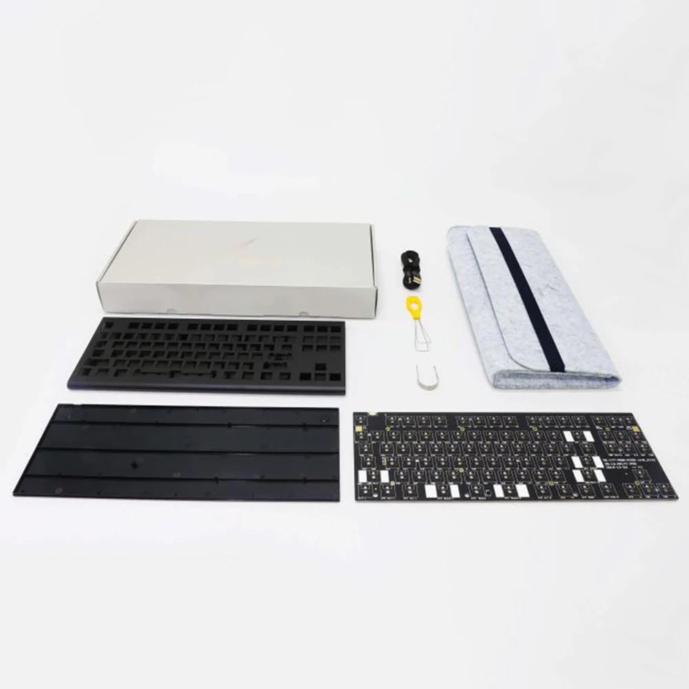 Ranger Hot Swap RGB печатная плата 87 клавиш полностью из алюминиевого сплава корпус