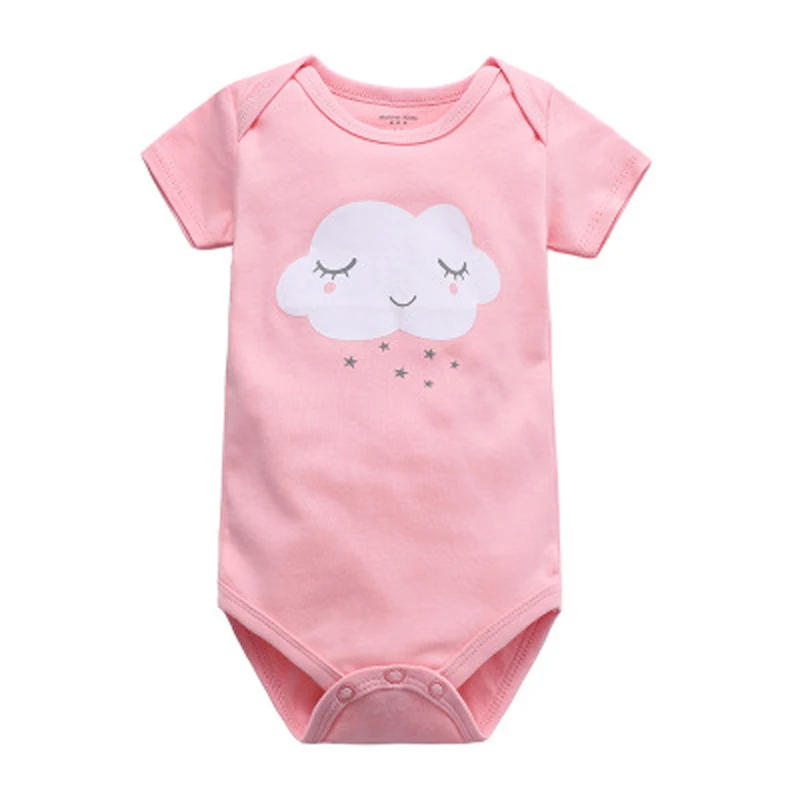 

Cotton Infant Baby Triangle Romper 2021 Summer New Baby Clothing Animal Male Baby Romper Printing Female Baby Clothes 3-24 Month