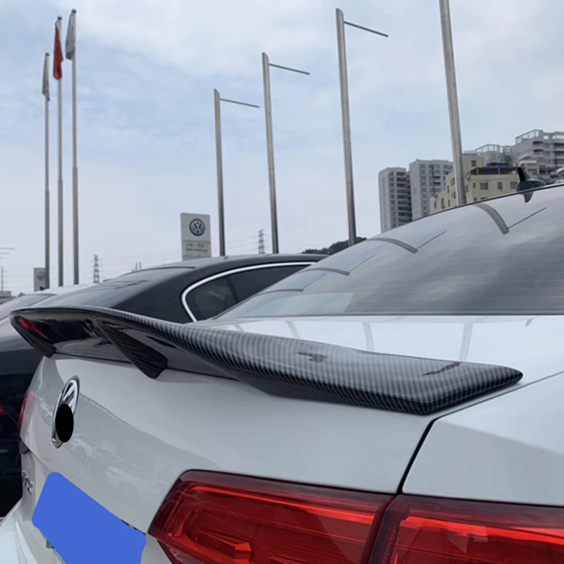 Используется для Volkswagen Jetta Mk6 спойлер 2012 2018 лет реальное глянцевое углеродное