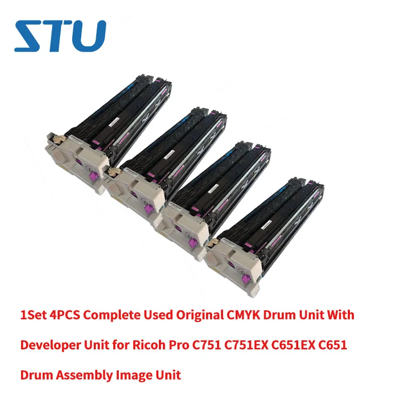 Оригинальный барабанный блок CMYK с устройством разработчика для Ricoh Pro C751 C751EX C651EX