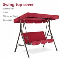 garden swing canopy top cover sunscreen waterproof outdoor swing chair hammock shade roof canopy replacement swing chair awning