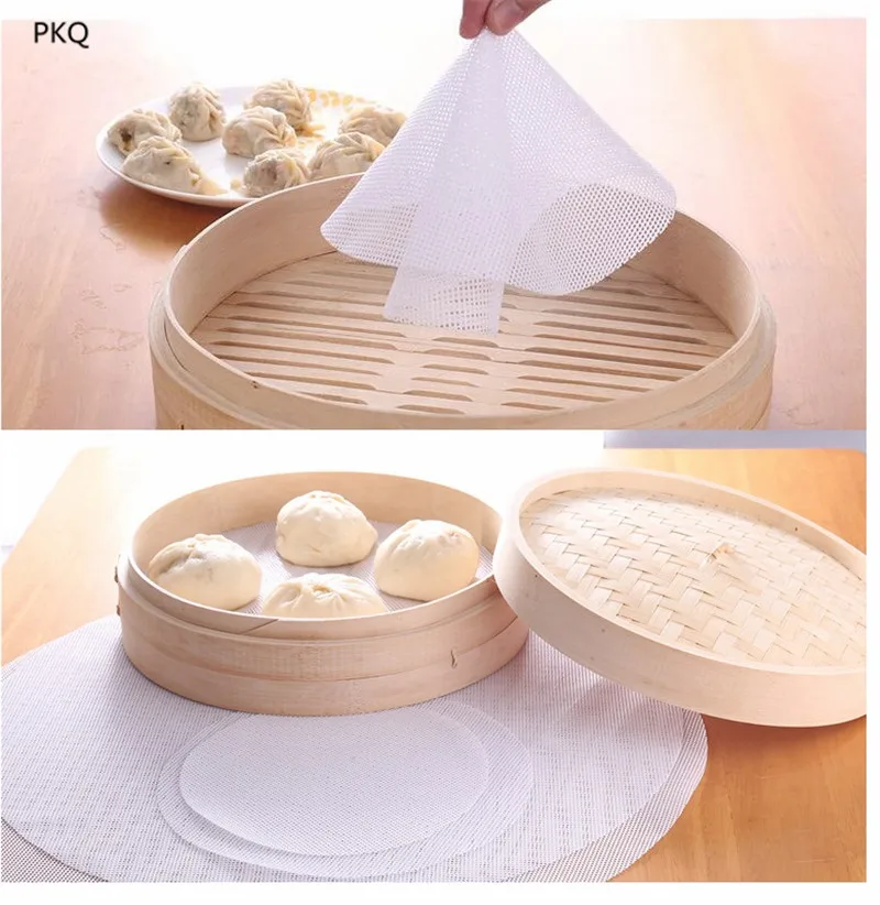 11-55 см круглый многоразовый силикон сетка антипригарный варочный паровой коврик