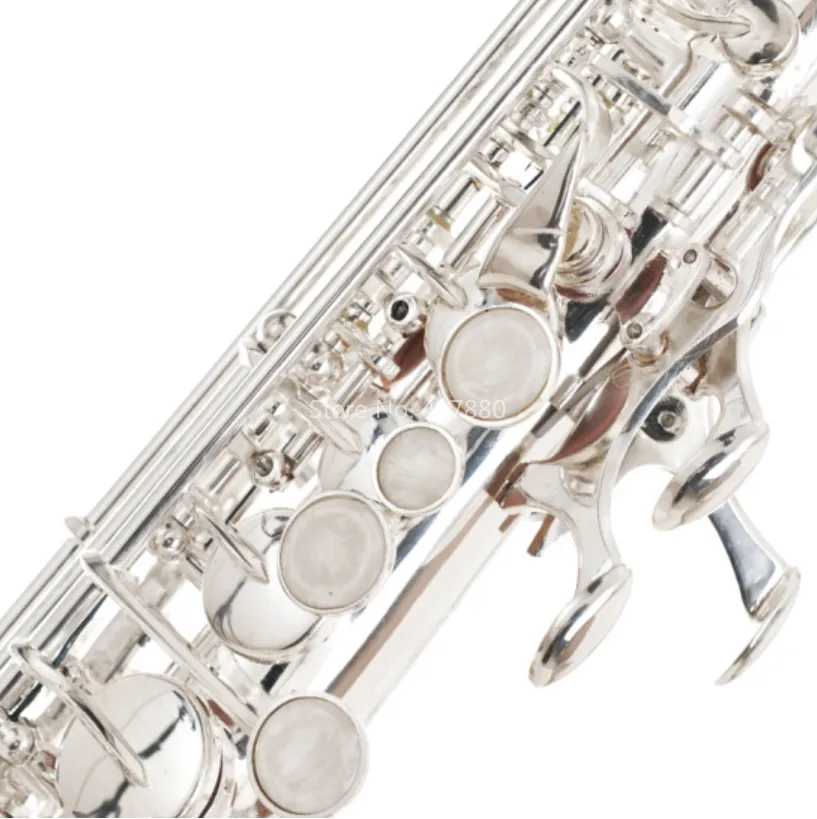SADSN SS-500S Bb Tune сопрано саксофон латунь посеребренный B плоский Новое поступление