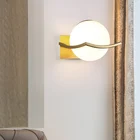 Современный настенный светильник со стеклянными шариками, комнатное освещение для лестницы, спальни, прикроватный светильник для дома, прихожей, лофта, коридора