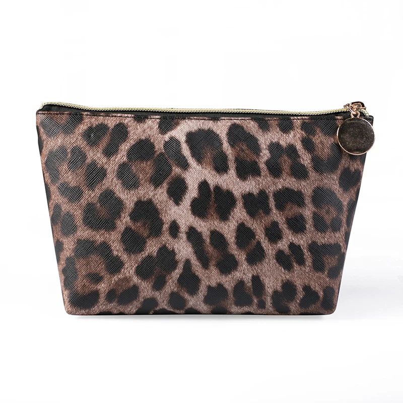 

2021 New Mult-Function Storage Bag Large Capacity Portable Clutch Bag Ladies Leopard Makeup Cosmetic Bag Fashion Popular Bags