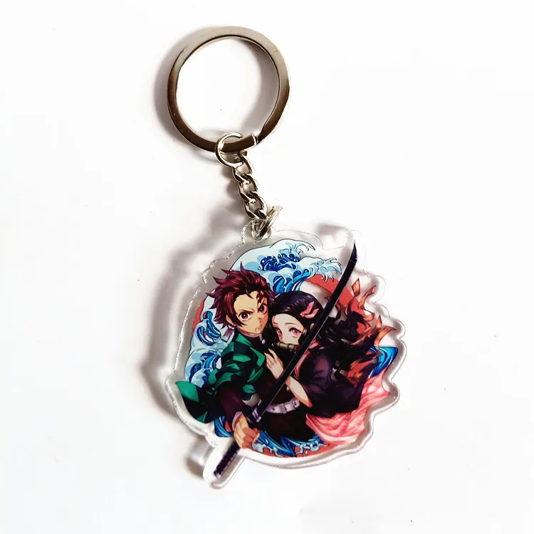 Брелок для ключей из акрила с аниме рассекающий демонов киметану нет айбы 19