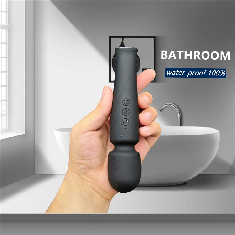 20 режимов мощный перезаряжаемый силиконовый вибратор водонепроницаемый av