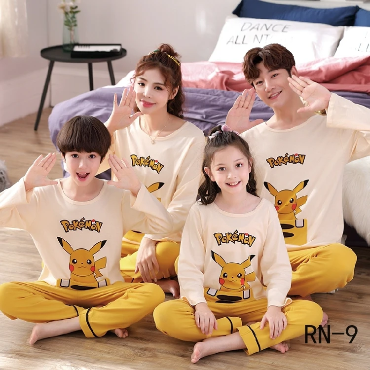 Осень 2019 одинаковые наряды рождественские пижамы для всей семьи с 3D принтом