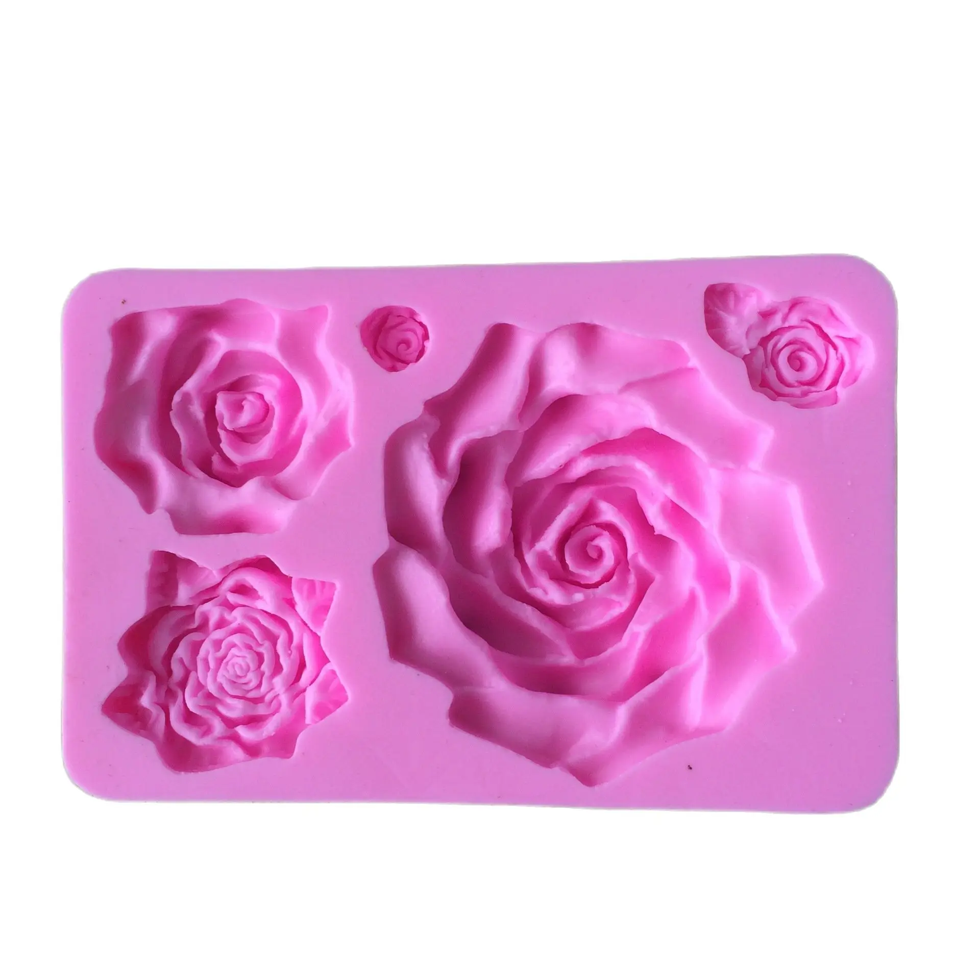 

3D форма для торта в виде Большой розы, силиконовые формы для тортов, 3D мыло, инструменты для украшения тортов E295