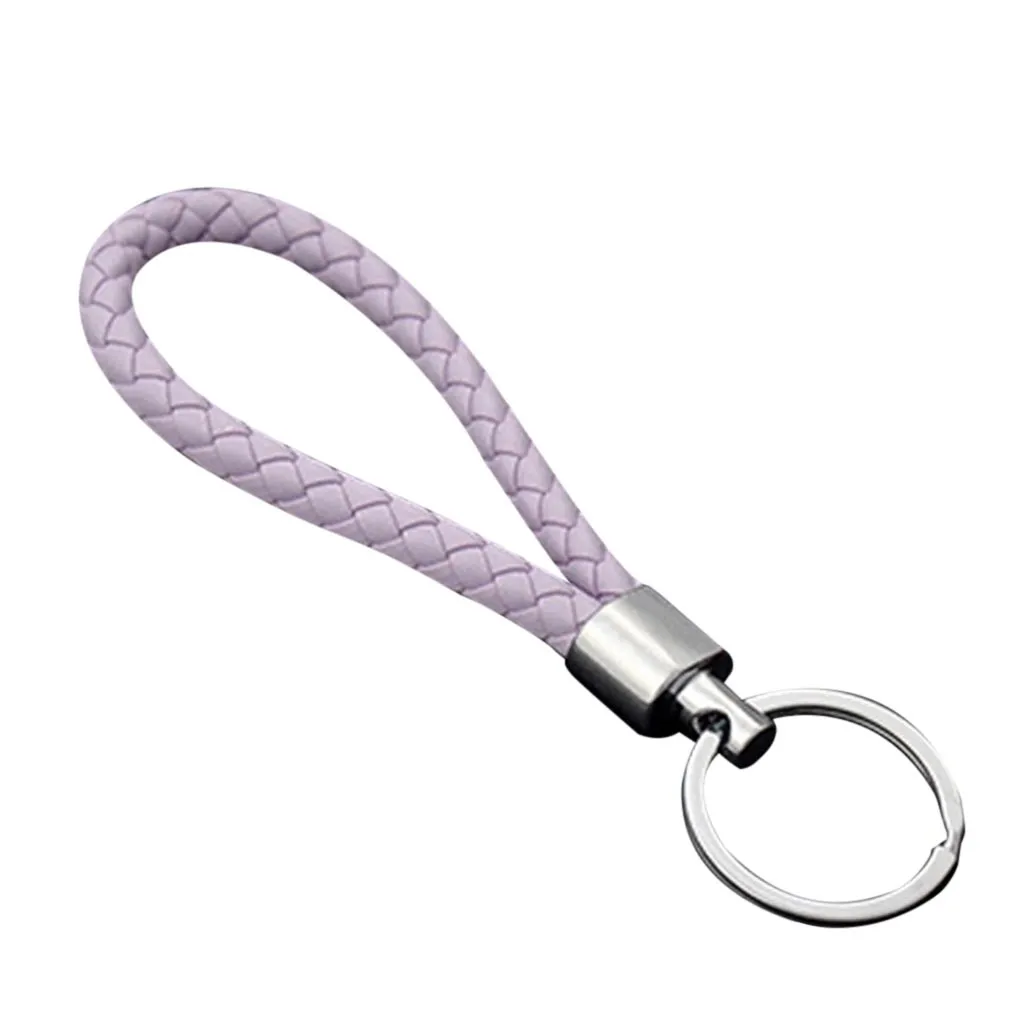 Модный хит Для мужчин женщин кожаного брелка для ключей брелок автомобиль