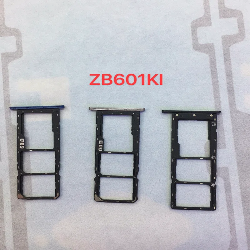 Лоток для sim-карты держатель Asus Zenfone Max Pro M1 ZB601KL Sim Слот карт памяти разъем адаптера