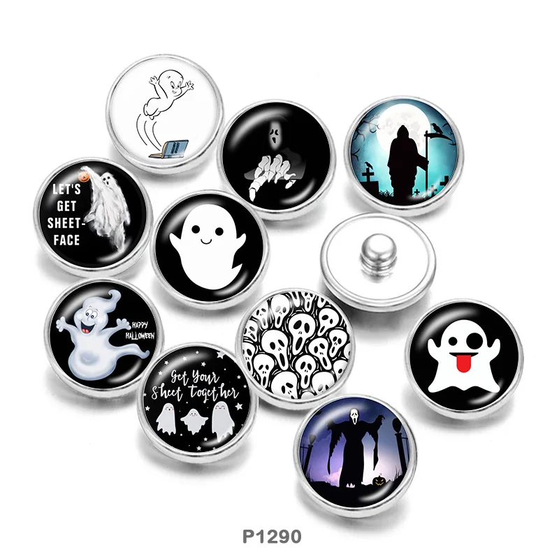 

grim Reaper Glass Cabochons DIY Bracelet button jewelry CP1290