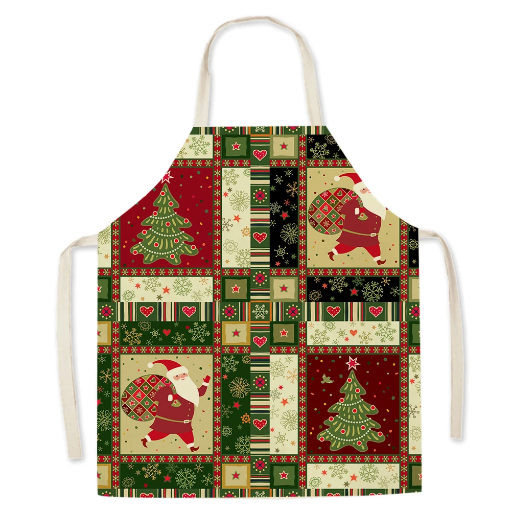 Merry Christmas Decorations For Home Santa Claus Snowman Apron Ornaments Xmas Gifts 2021 Happy New Year 2022 | Дом и сад