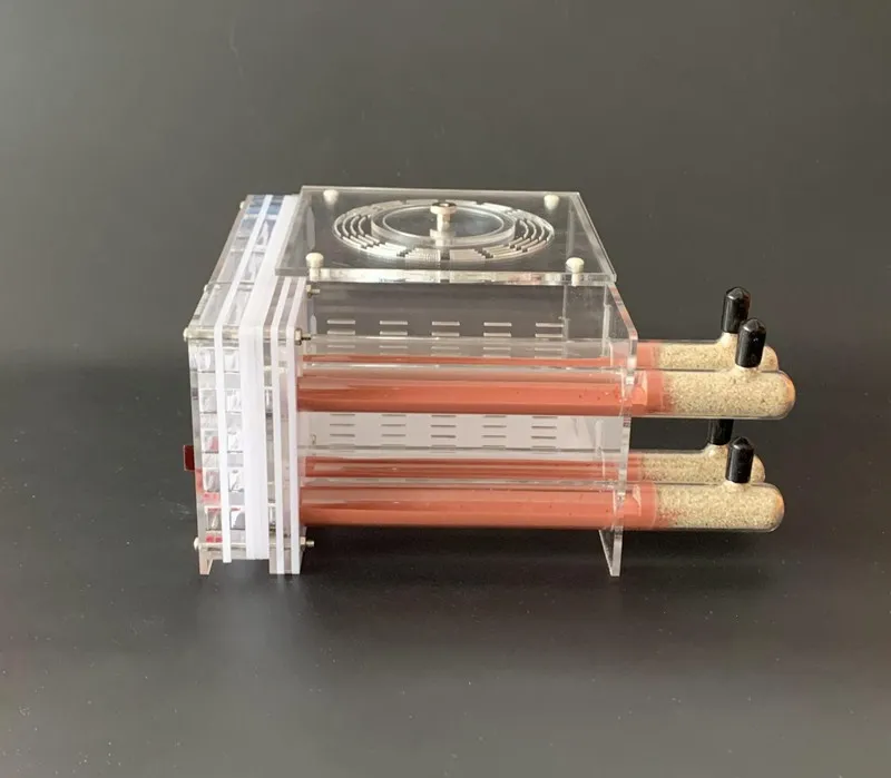 Четырехпробирная пробирка 18 калибров с акриловым муравьиным гнездом муравьиная