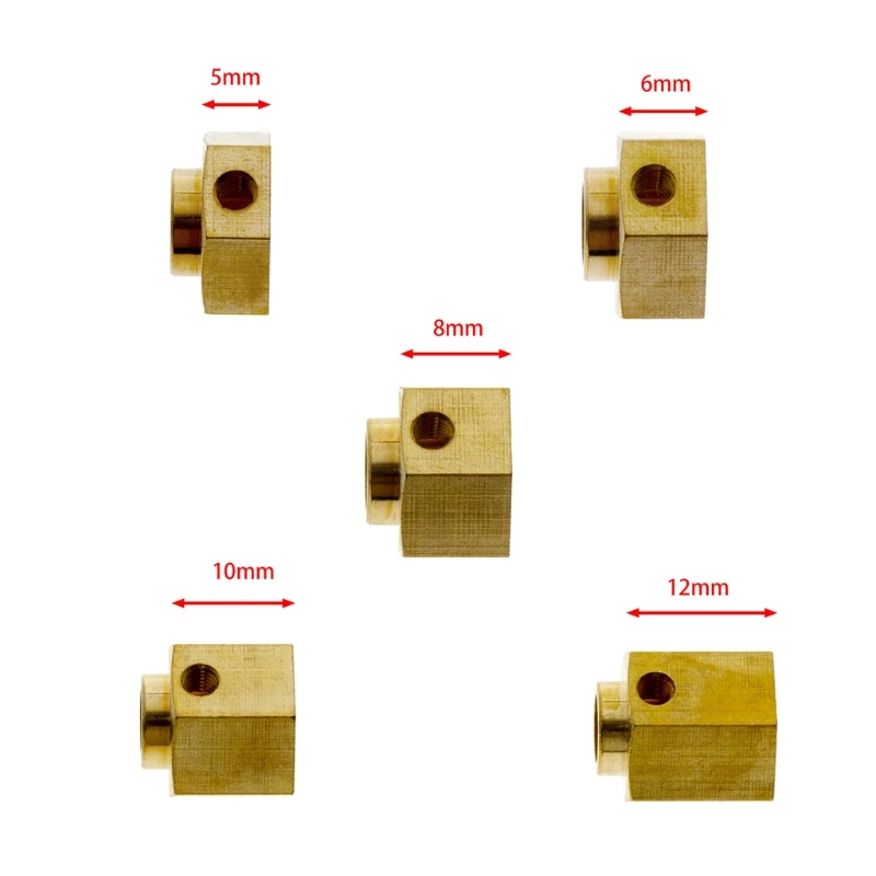 5/6/8/10/12 мм латунные болты с шестигранной для центрального движения колеса