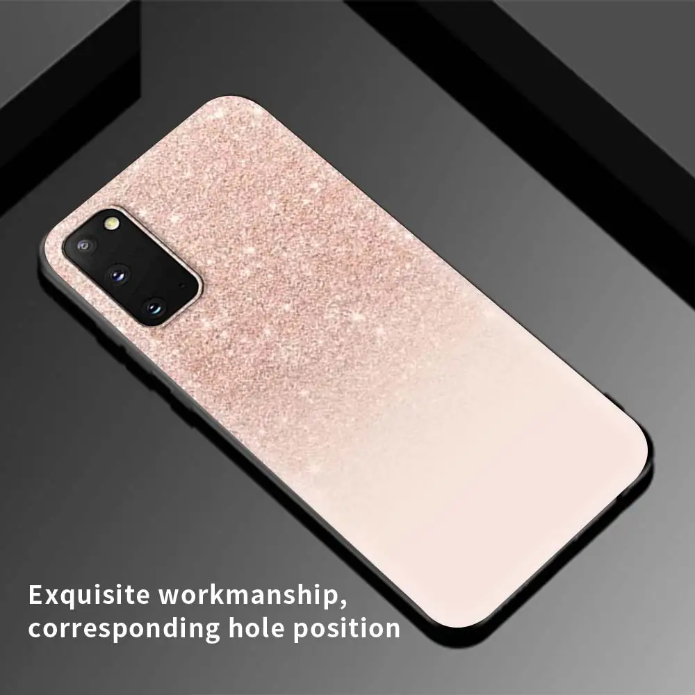 

Gold Pink Glitter Marble Phone Case for Samsung Galaxy S20 FE Ultra S20 S10Lite S9 S8 S7 Edge Note 20 10Lite 9 8 Plus Back Cover