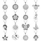 Украшения с кнопкой из металла Кристалл Стразы Кнопки ожерелья 18 мм защелка кулон ожерелье для женщин девочек DIY ожерелье