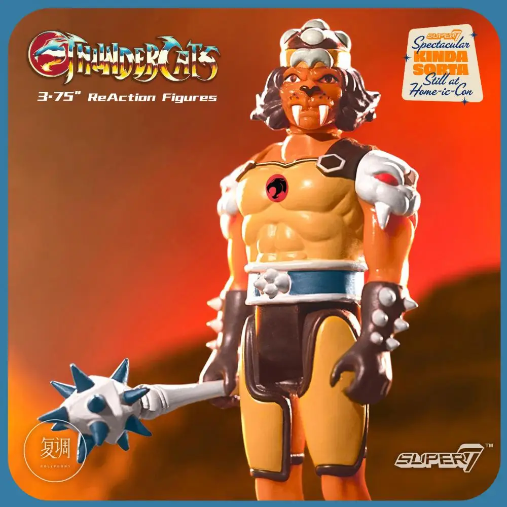 

Super7 ThunderCats Grune SDCC Anime Action Figure 3.75inch Collectible Figurines Model Toy Novelties 2022 Toys for boys Gifts