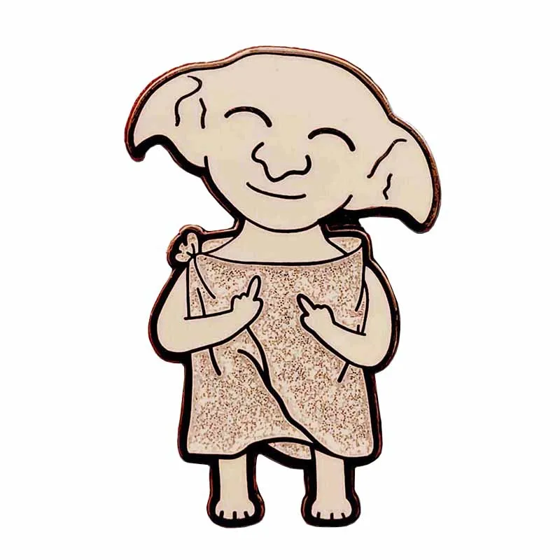 Жесткая эмалированная булавка Bad Elf Dobby|Броши| |