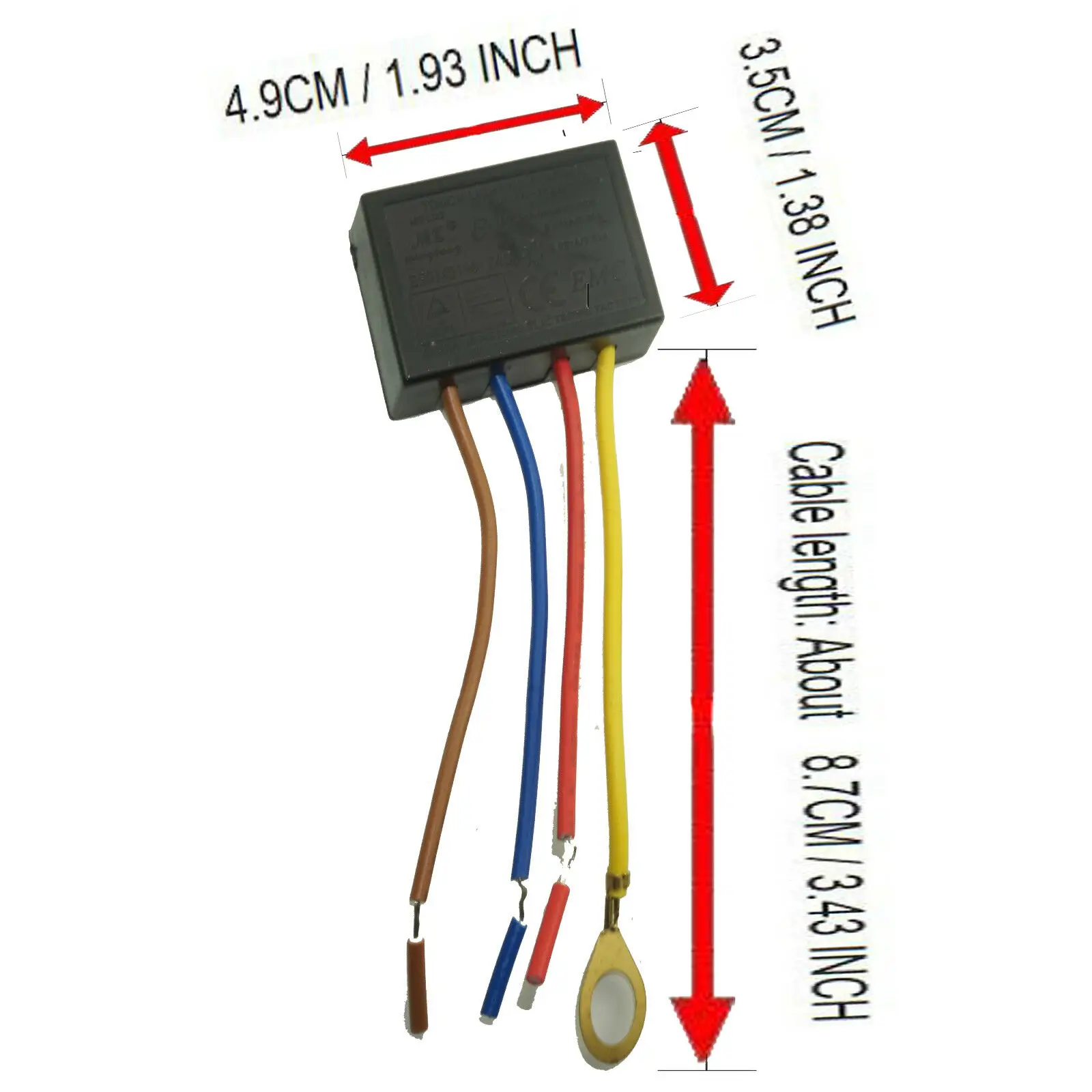 220 В сенсорный датчик освещения переключатель лампы диммер галогенный Вольфрам