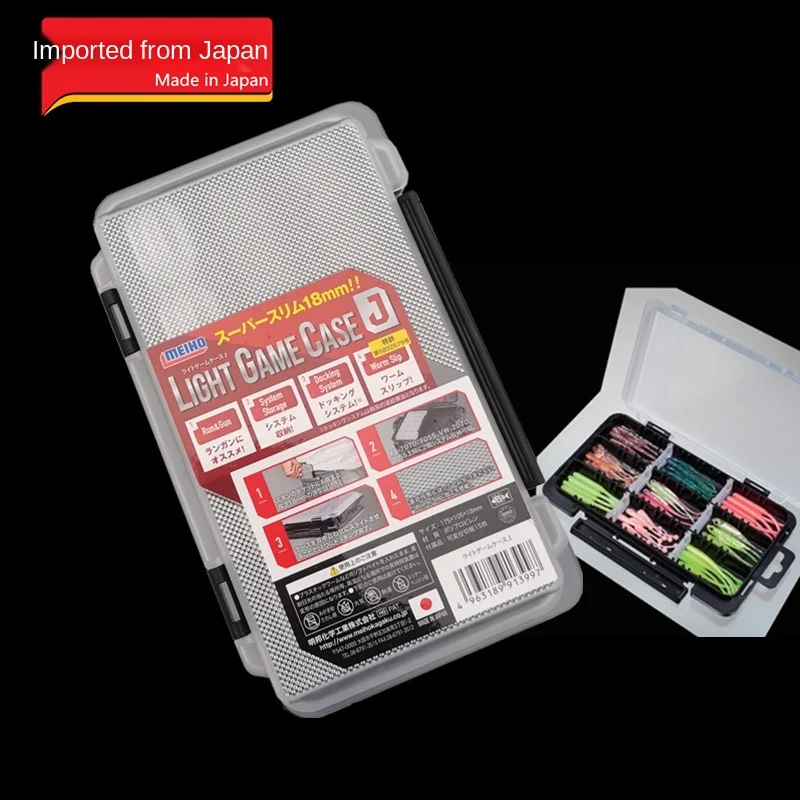 

100% Original Japan MEIHO Bait Box Can Be Superimposed Soft Bait Box Fishing Tackle Box Lure Bait Storage Boxes Plastic Case