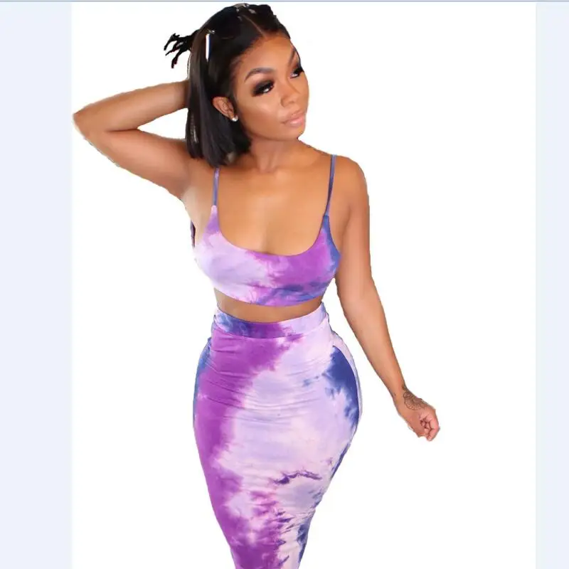 Богемный стиль сексуальная женская одежда бюстгальтер топ и облегающая длинная