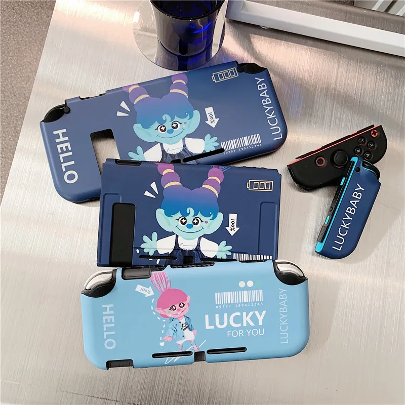 Симпатичные бело серые девушкая силиконовая чехол Для Nintendo Switch NS NX s с