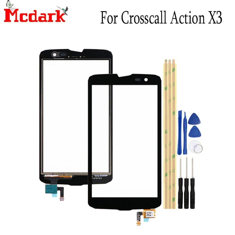 Для Crosscall Action X3 5 0 дюймовые передние Стекло сенсорный экран мобильный телефон с