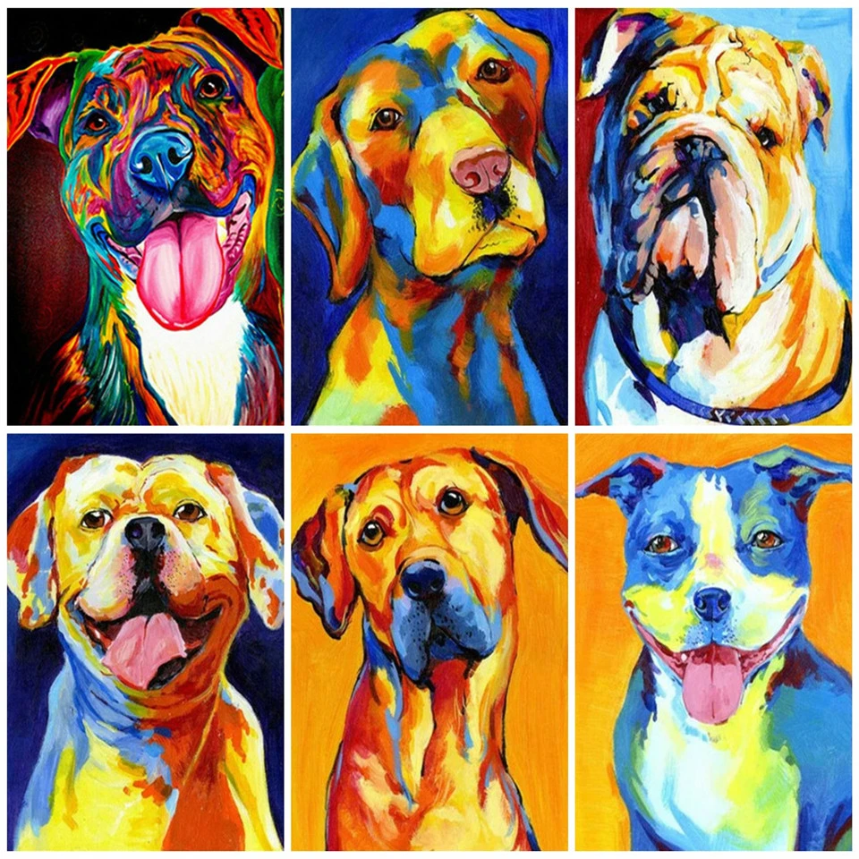 AZQSD Раскрашивание по номерам мультфильма сделай сам акриловой краской украшение