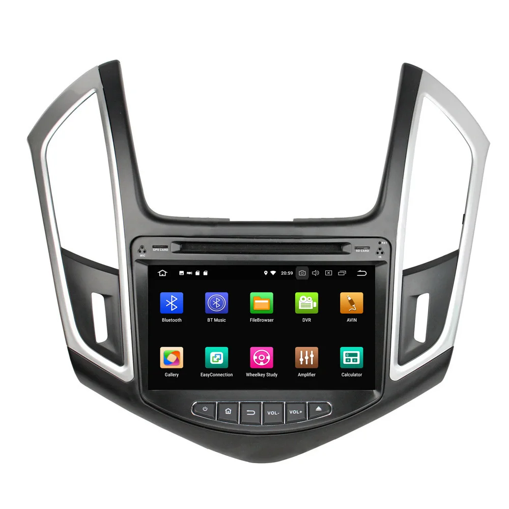 Автомагнитола для Chevrolet CRUZE мультимедийный проигрыватель 2 Din на Android 9 0 8 ядер 4 Гб