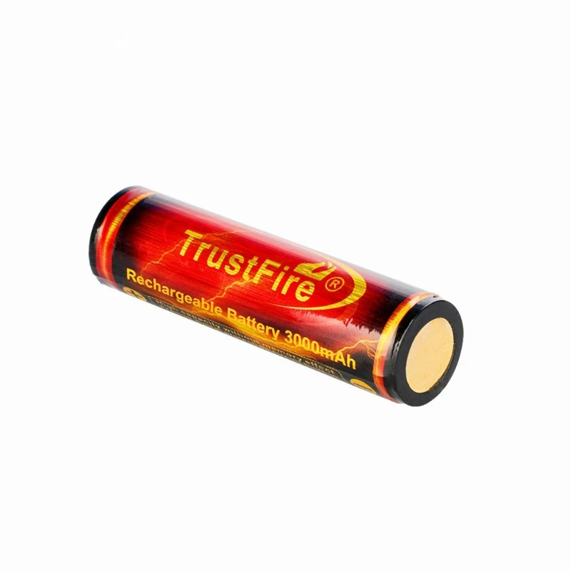 

2Pcs 18650 3000mAh Li-ion 3.7V Rechargeable Lithium Battery for LED Flashlights C7AA