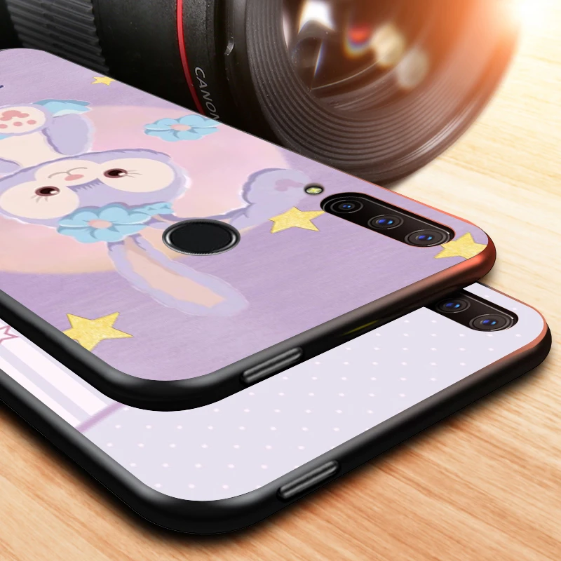 

Stellalou rabbit for Huawei Honor 30 20 10 9S 9A 9C 9X 8X MAX 10 9 Lite 8A 7C 7A Pro Silicone Black Phone Case